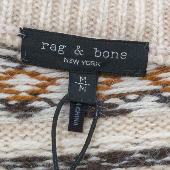 NWT Rag & Bone Hollis Fair Isle Sweater Vest Size M - Picture 4 of 14